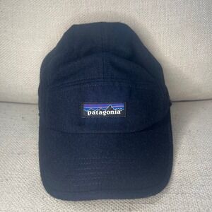 Patagonia Wool Nay Blue  5 Panel Hat Cap Adjustable One Size Fits All
